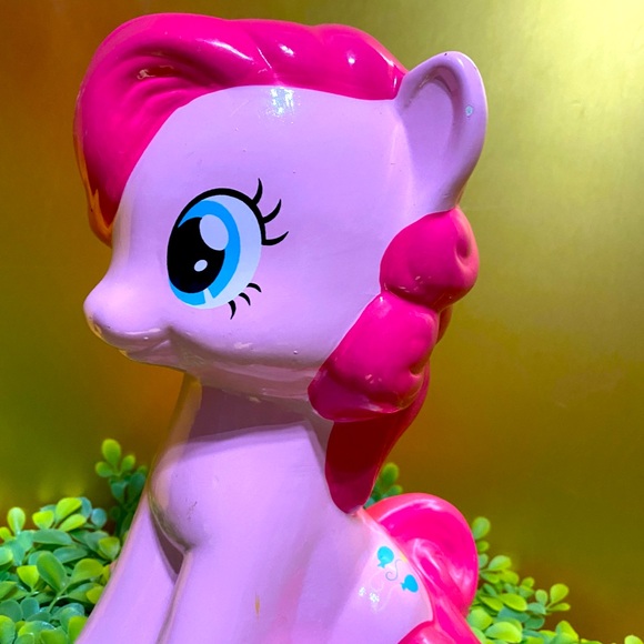 MY LITTLE PONY VTG 2014 PINKIE PIE PONY COLLECTIBLE CERAMIC COIN BANK 9.5” - Picture 5 of 15